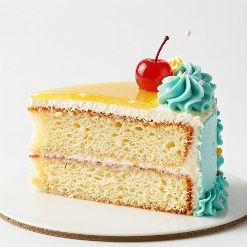 vanilla birthday cake with colorful frosting vanilla birthday cake with colorful frosting