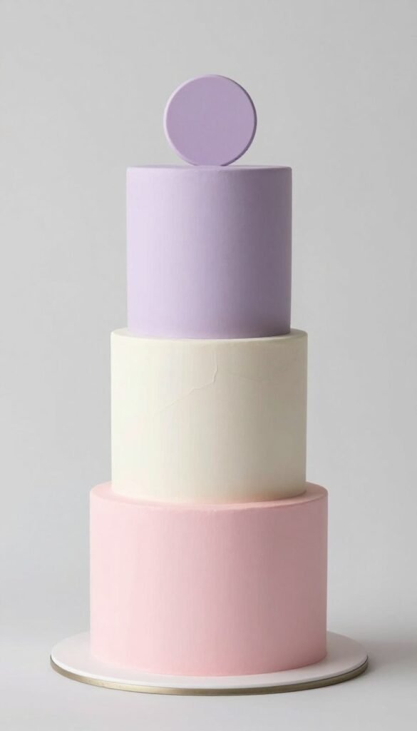 vertical color blocked korean cake design vertical color blocked korean cake design