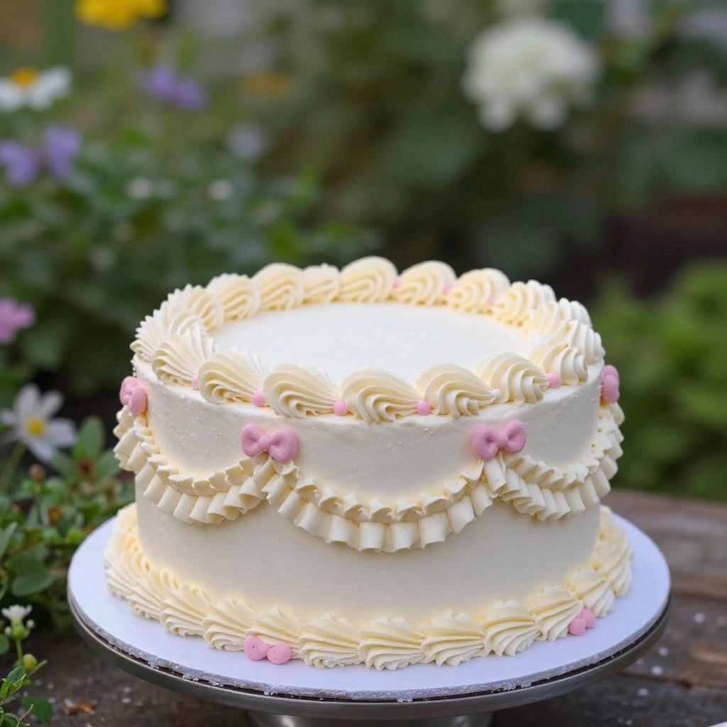vintage cake outdoor photography