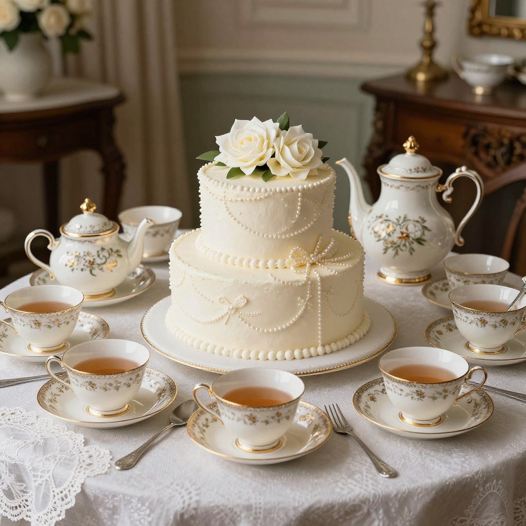 vintage tea party birthday celebration