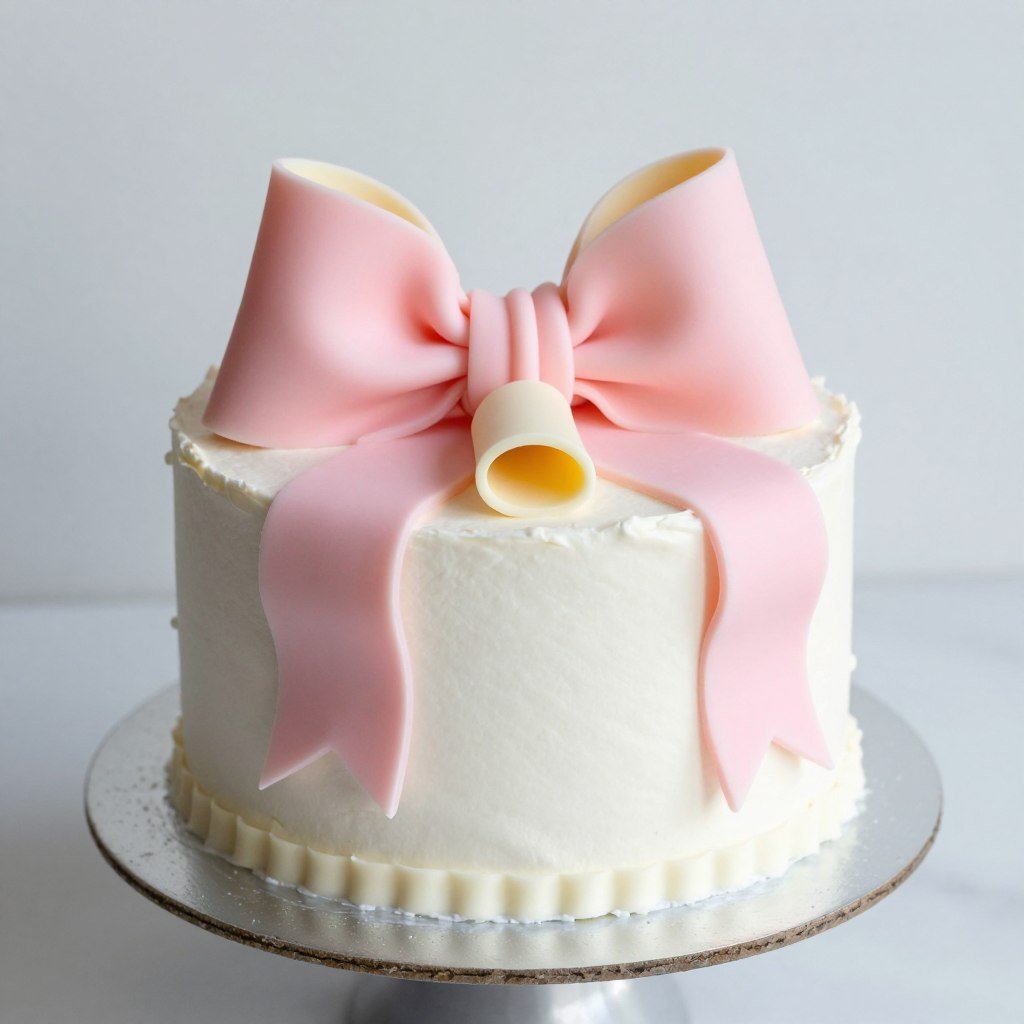 white chocolate coquette cake