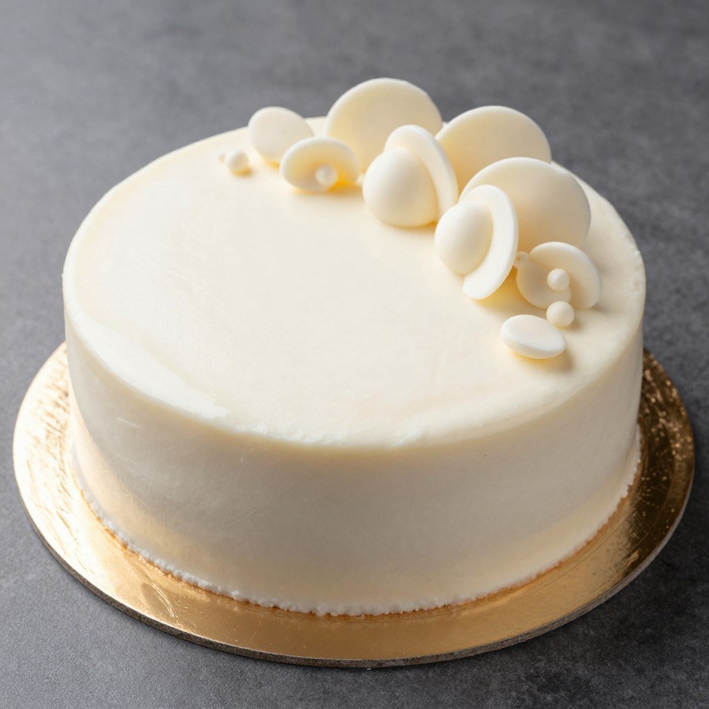 white chocolate ganache cake