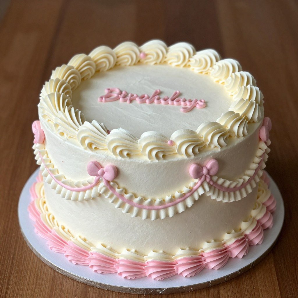 white chocolate vintage design