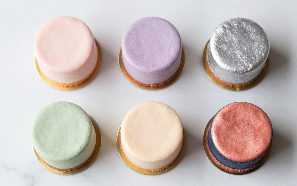 women birthday cakes showing various color palette options women birthday cakes showing various color palette options
