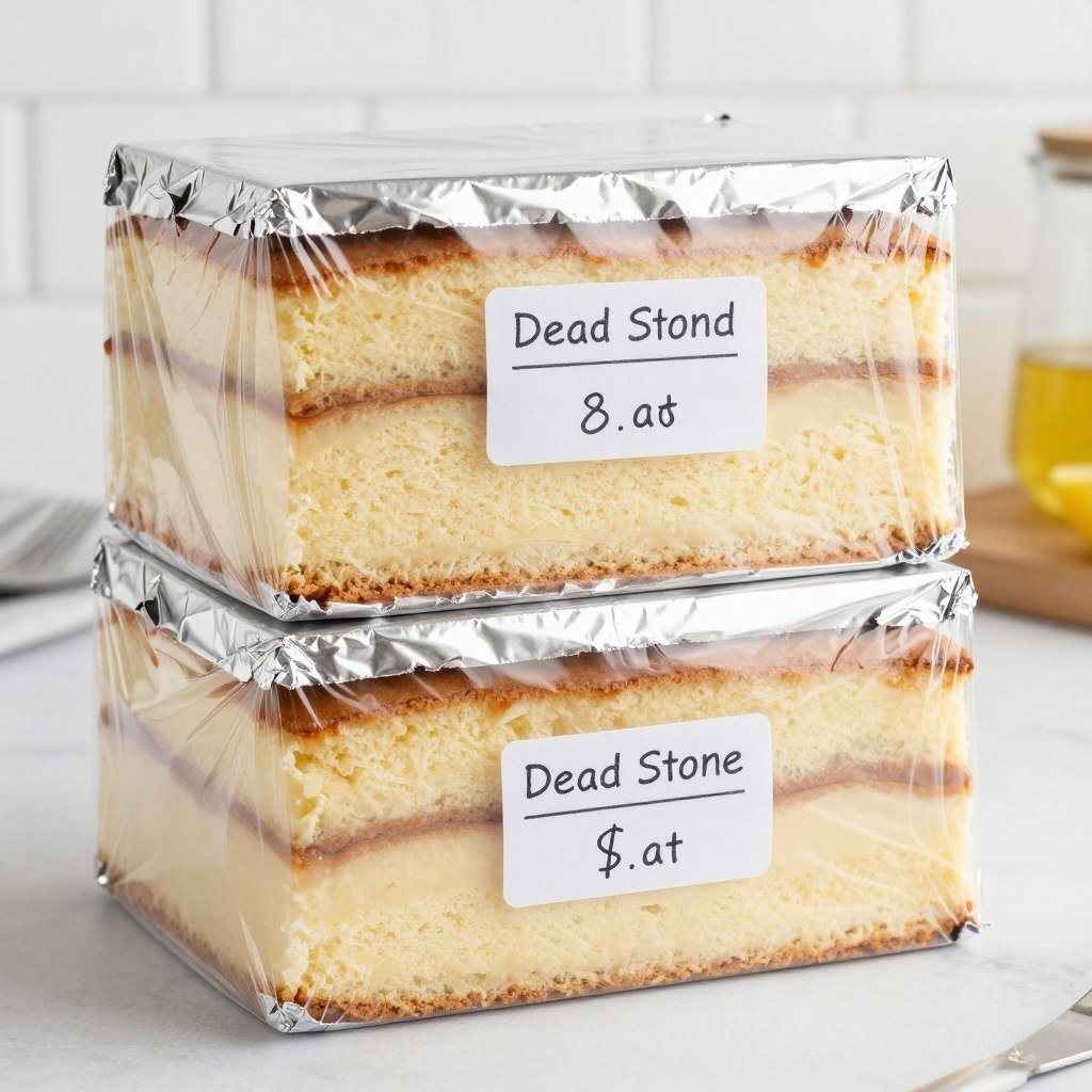 wrapped cake layers for freezing wrapped cake layers for freezing