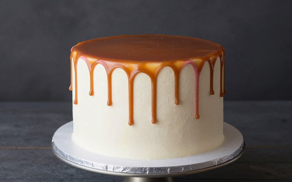 year old birthday with caramel and pink drip combination year old birthday with caramel and pink drip combination